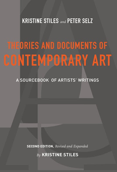 Theories and Documents of Contemporary Art
