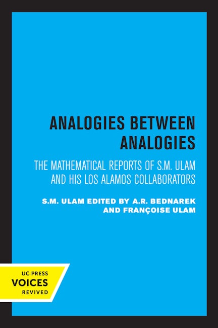 Book cover image for Analogies Between Analogies ISBN: 9780520302303
