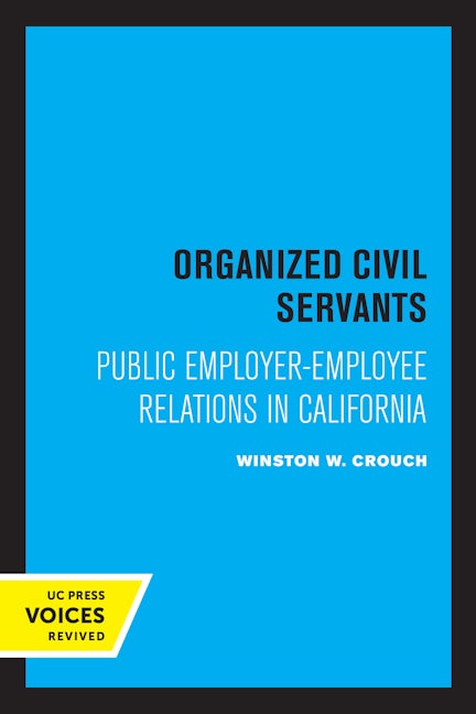 Book cover image for Organized Civil Servants ISBN: 9780520304611