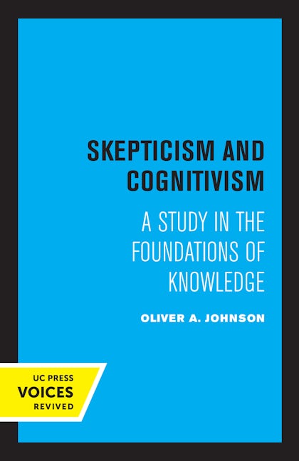 Book cover image for Skepticism and Cognitivism ISBN: 9780520304918