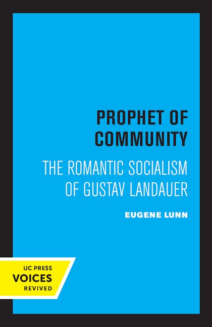 Book cover image for Prophet of Community ISBN: 9780520307605