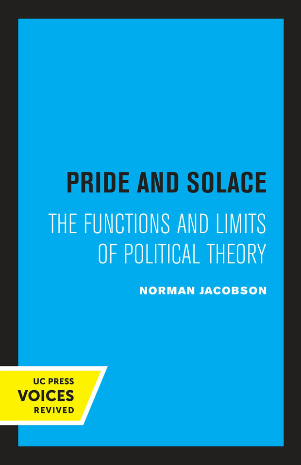 Cover image for Pride and Solace, isbn: 9780520310049