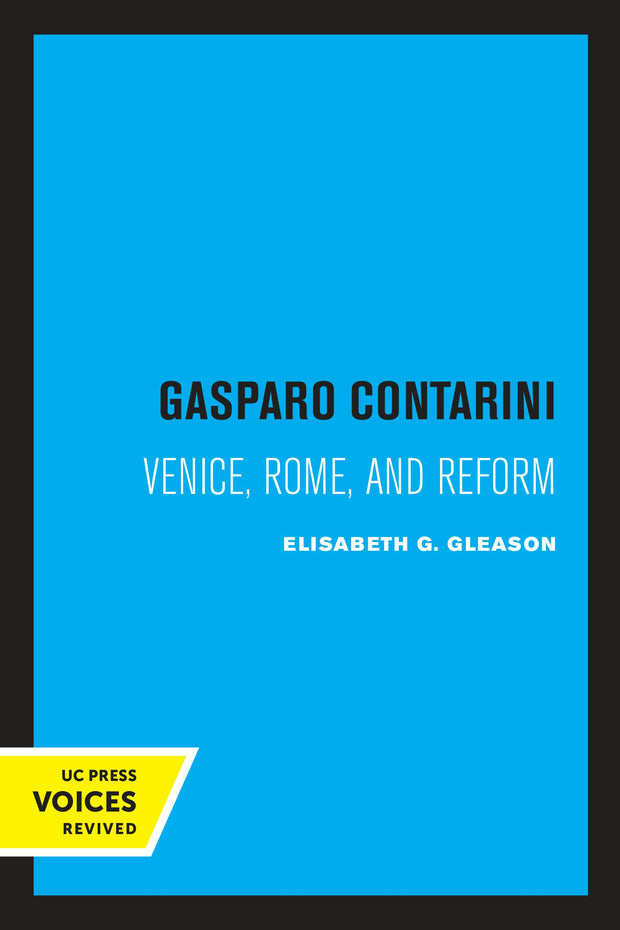 Cover image for Gasparo Contarini, isbn: 9780520310339