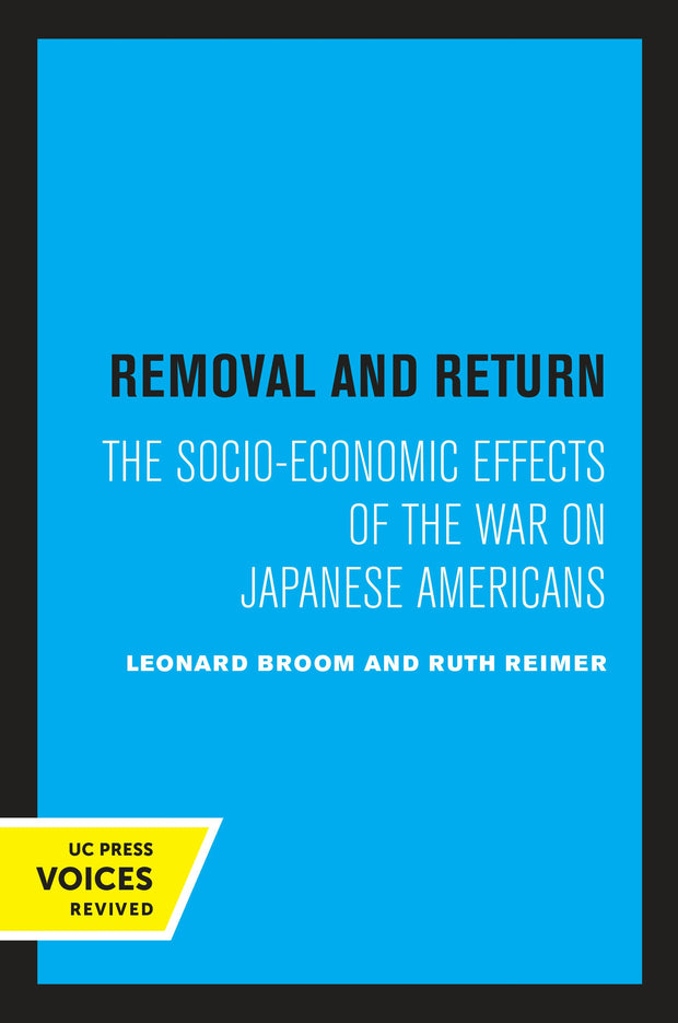 Cover image for Removal and Return, isbn: 9780520312227