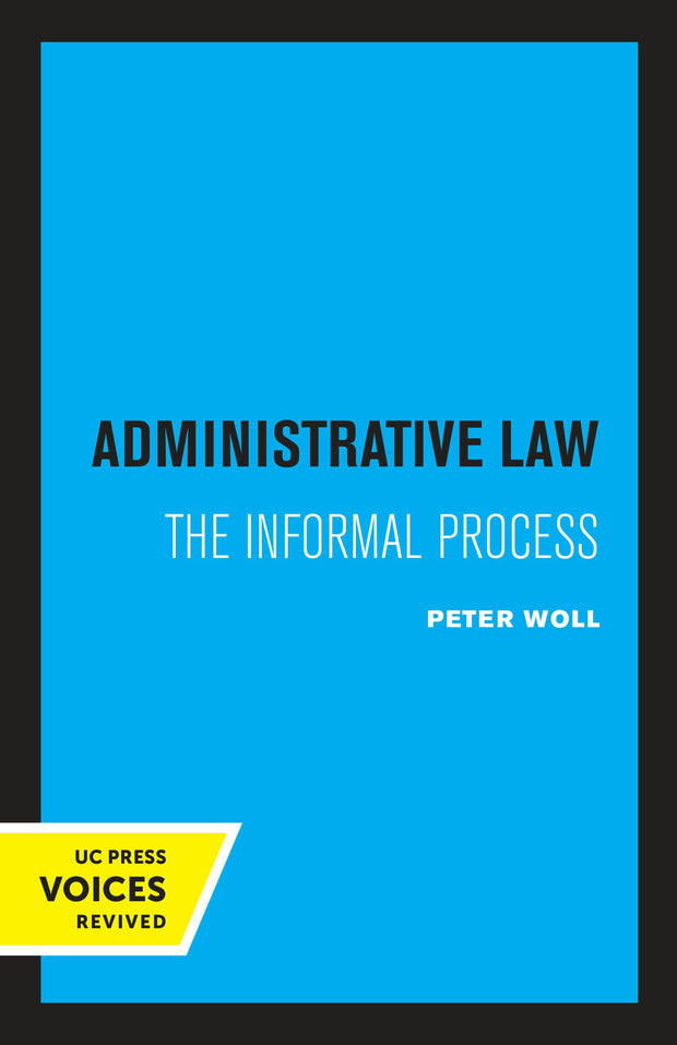Cover image for Administrative Law, isbn: 9780520312456