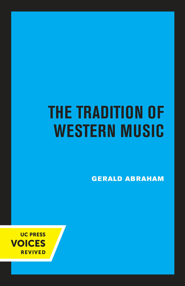 Cover image for The Tradition of Western Music, isbn: 9780520312722