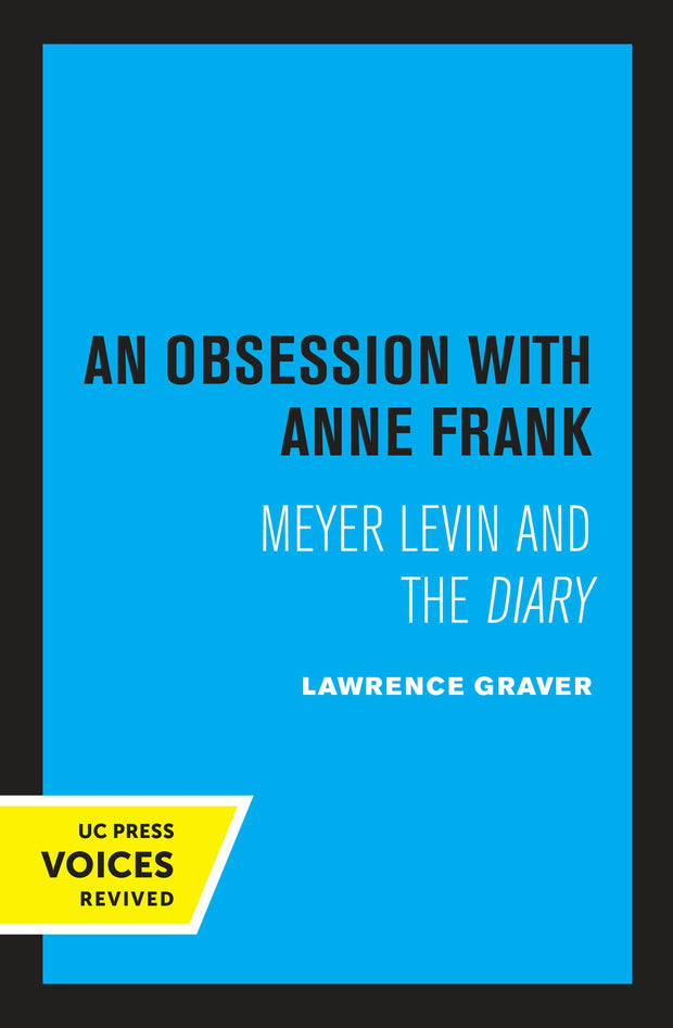 Cover image for An Obsession with Anne Frank, isbn: 9780520313231