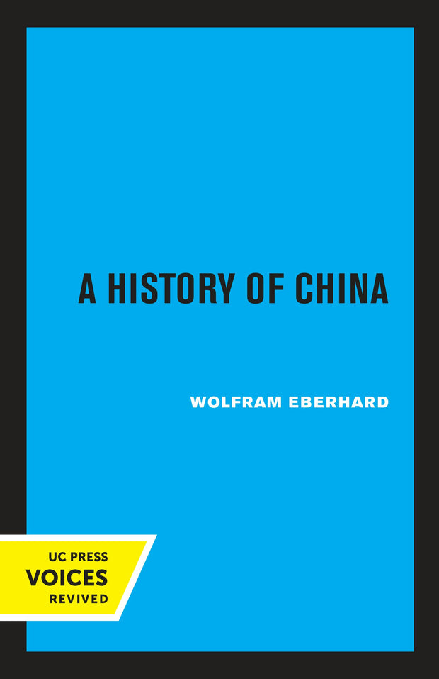 Cover image for A History of China, isbn: 9780520313415