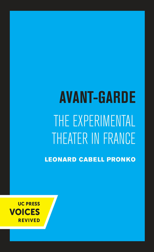 Cover image for Avant-Garde, isbn: 9780520313798