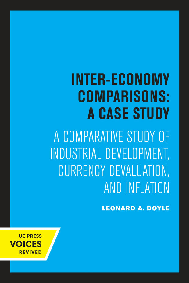Cover image for Inter-Economy Comparisons: A Case Study, isbn: 9780520314092