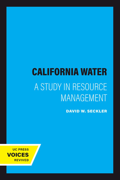 Cover image for California Water, isbn: 9780520316669