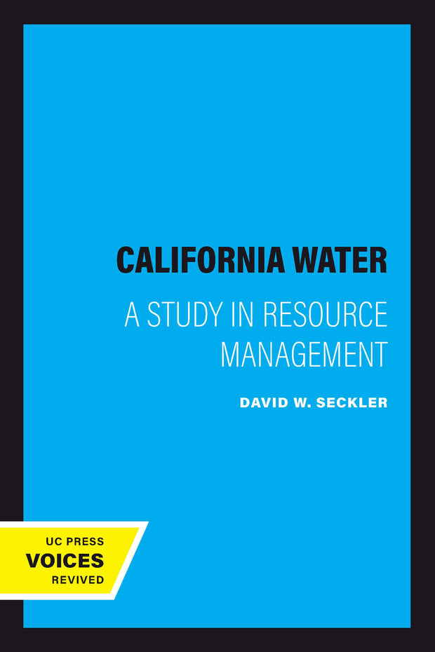 Cover image for California Water, isbn: 9780520316669