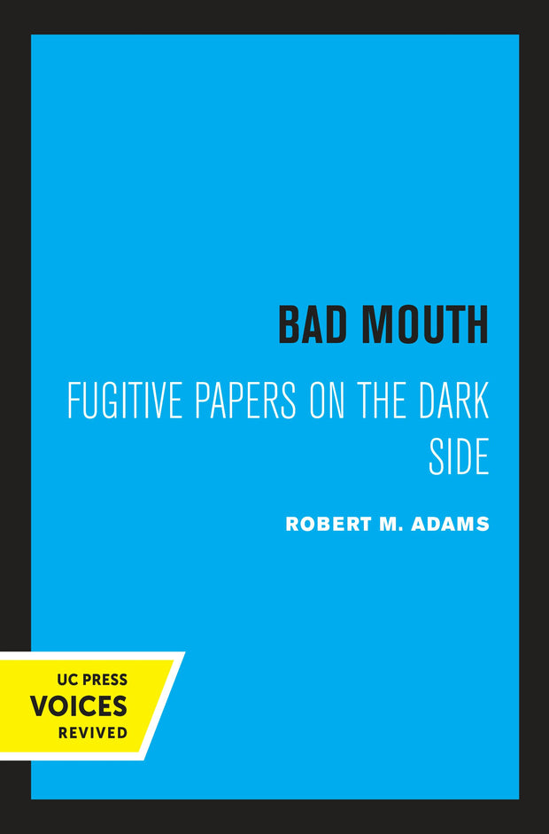 Cover image for Bad Mouth, isbn: 9780520317888