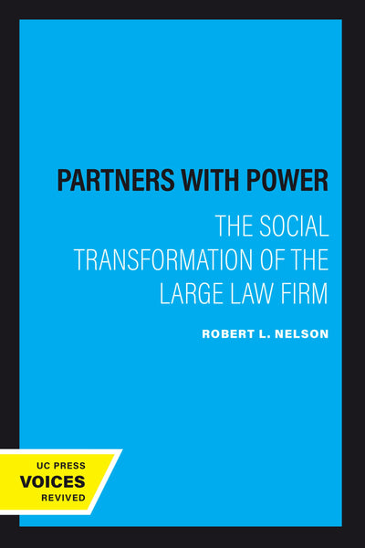 Cover image for Partners with Power, isbn: 9780520317970