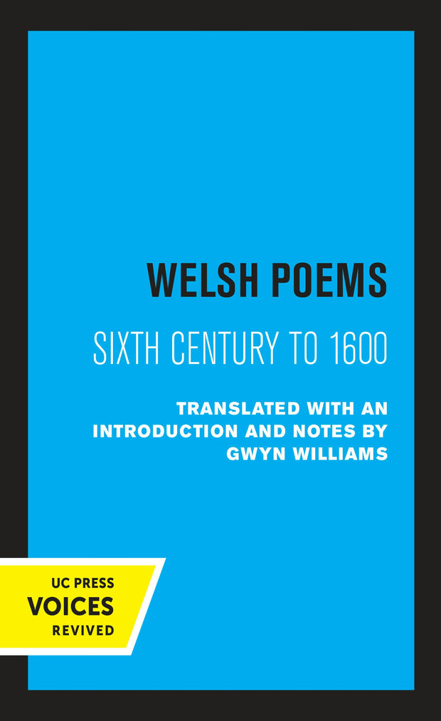 Cover image for Welsh Poems, isbn: 9780520319493