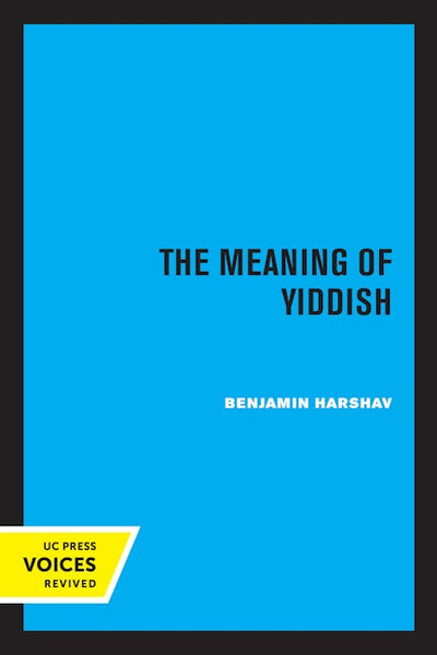 The Meaning of Yiddish