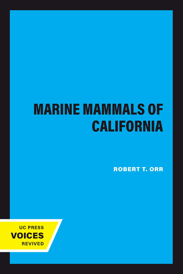 Cover image for Marine Mammals of California, isbn: 9780520320093