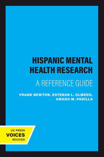 Cover image for Hispanic Mental Health Research, isbn: 9780520320130