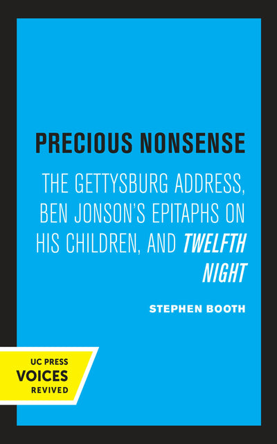 Cover image for Precious Nonsense, isbn: 9780520320956