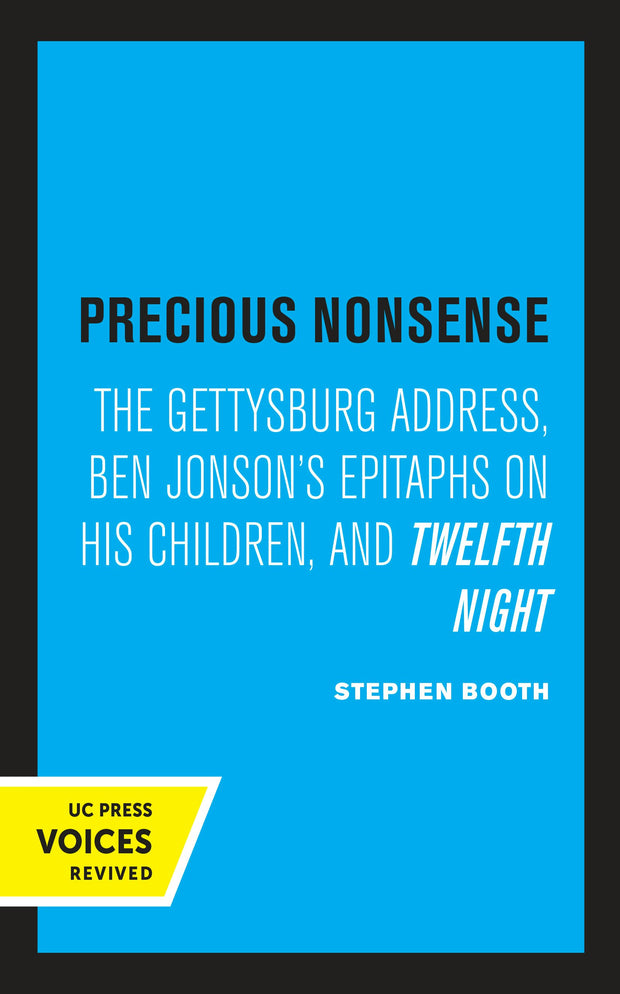 Cover image for Precious Nonsense, isbn: 9780520320956