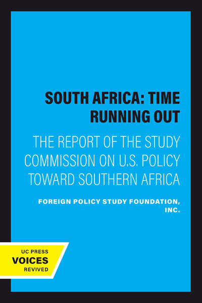Cover image for South Africa: Time Running Out, isbn: 9780520321830