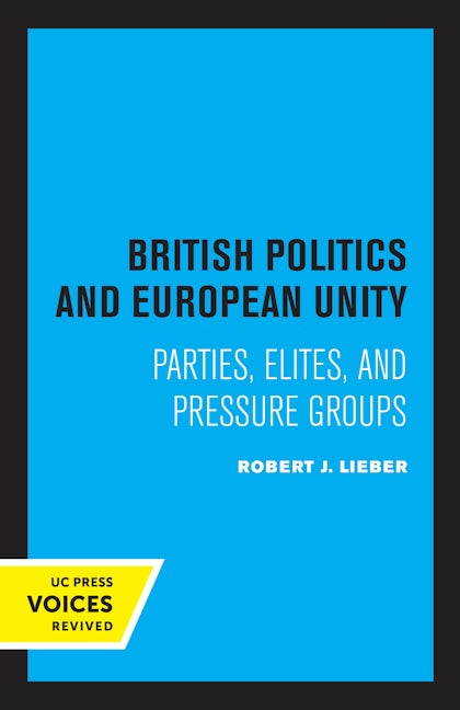British Politics and European Unity