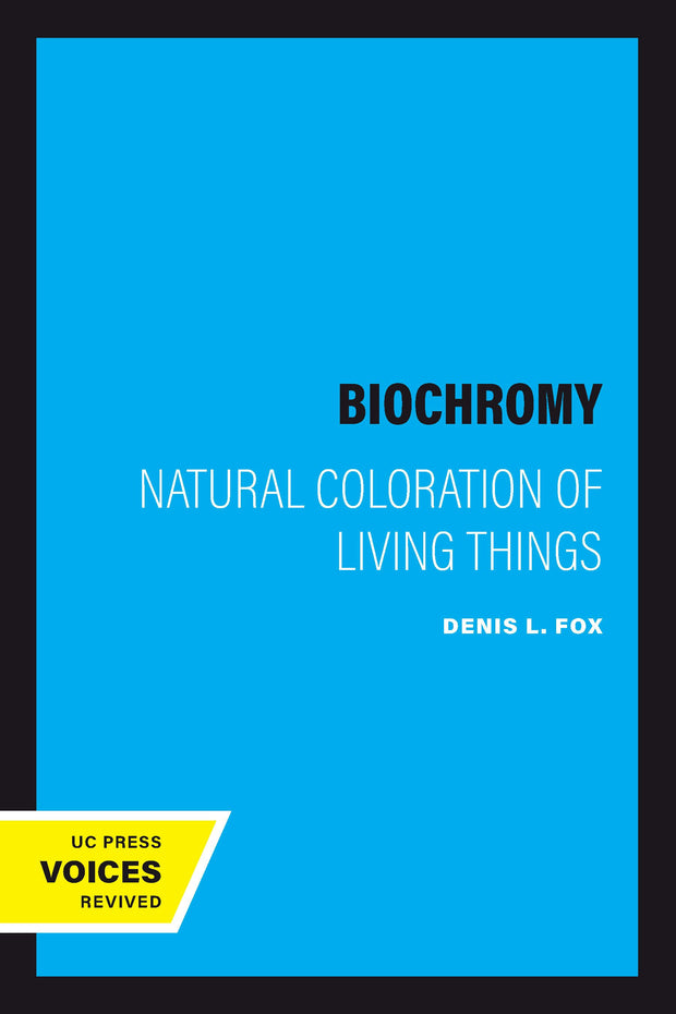 Cover image for Biochromy, isbn: 9780520323926