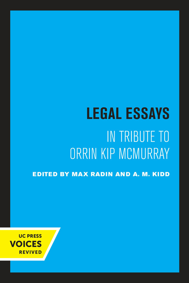 Cover image for Legal Essays, isbn: 9780520324541