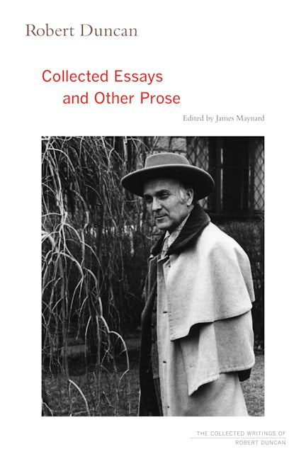 Book cover image for Robert Duncan ISBN: 9780520324848