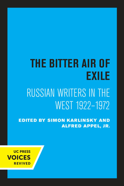 Cover image for The Bitter Air of Exile, isbn: 9780520325074