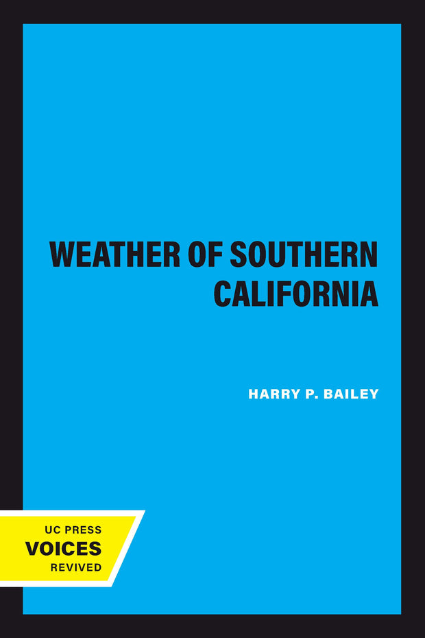 Cover image for Weather of Southern California, isbn: 9780520326194