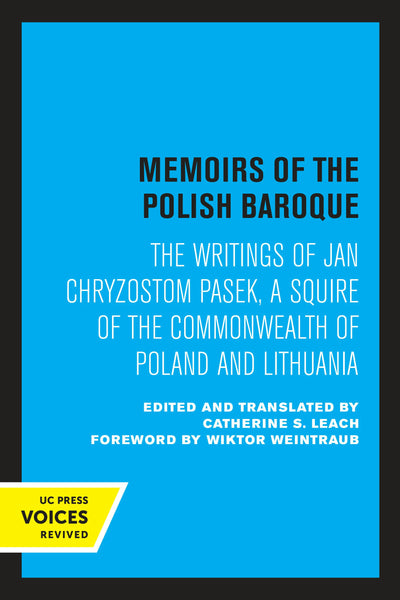 Cover image for Memoirs of the Polish Baroque, isbn: 9780520326675