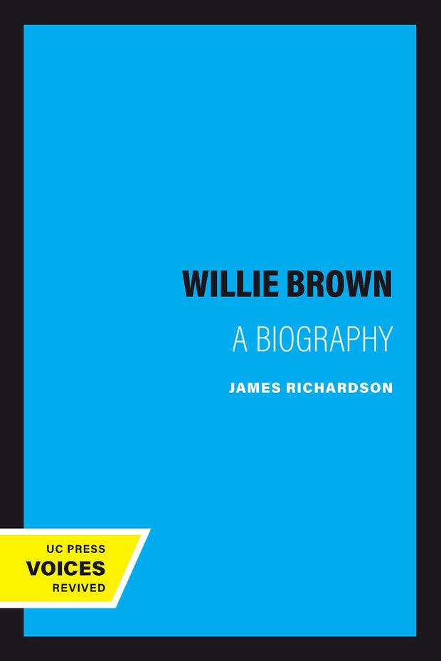 Cover image for Willie Brown, isbn: 9780520327269