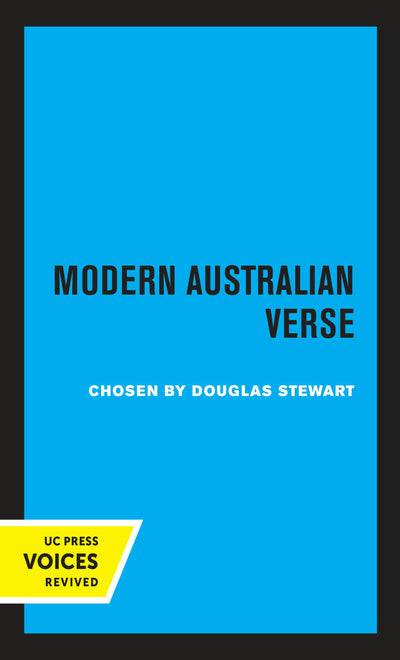 Cover image for Modern Australian Verse, isbn: 9780520327719