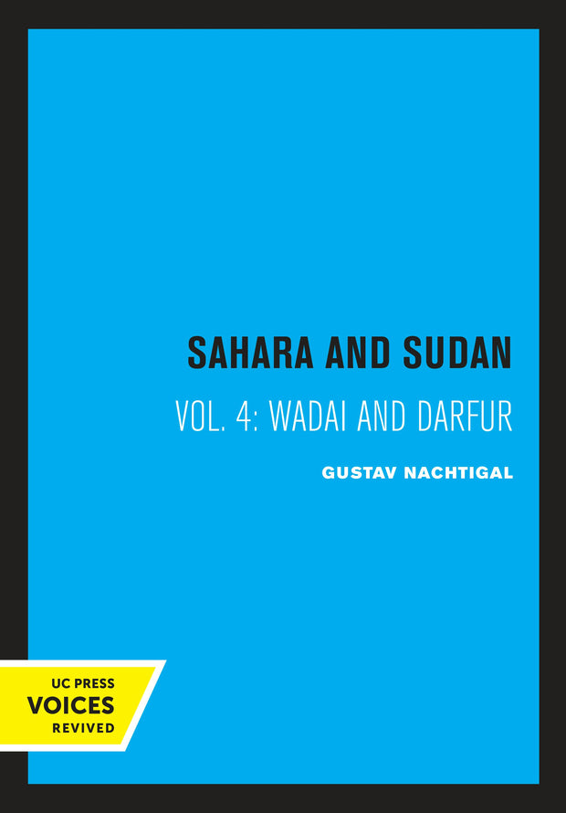 Cover image for Sahara and Sudan IV, isbn: 9780520329133