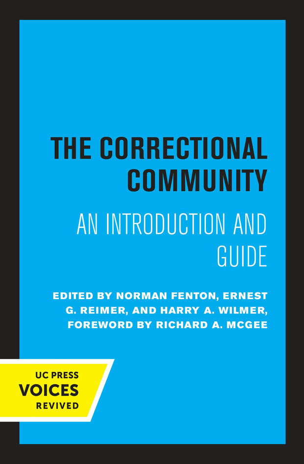Cover image for The Correctional Community, isbn: 9780520331167