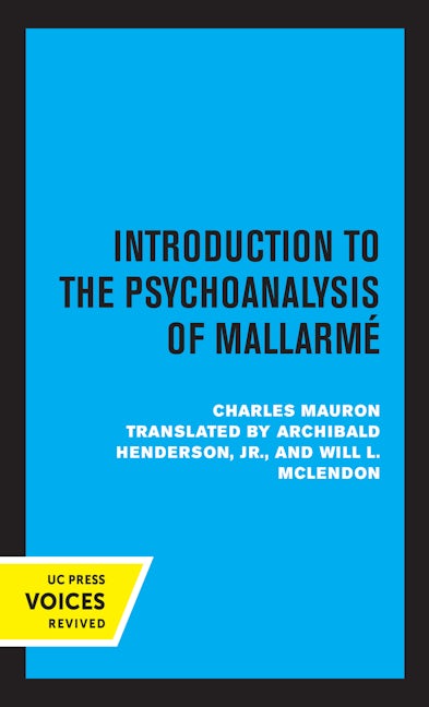 Introduction to the Psychoanalysis of Mallarme