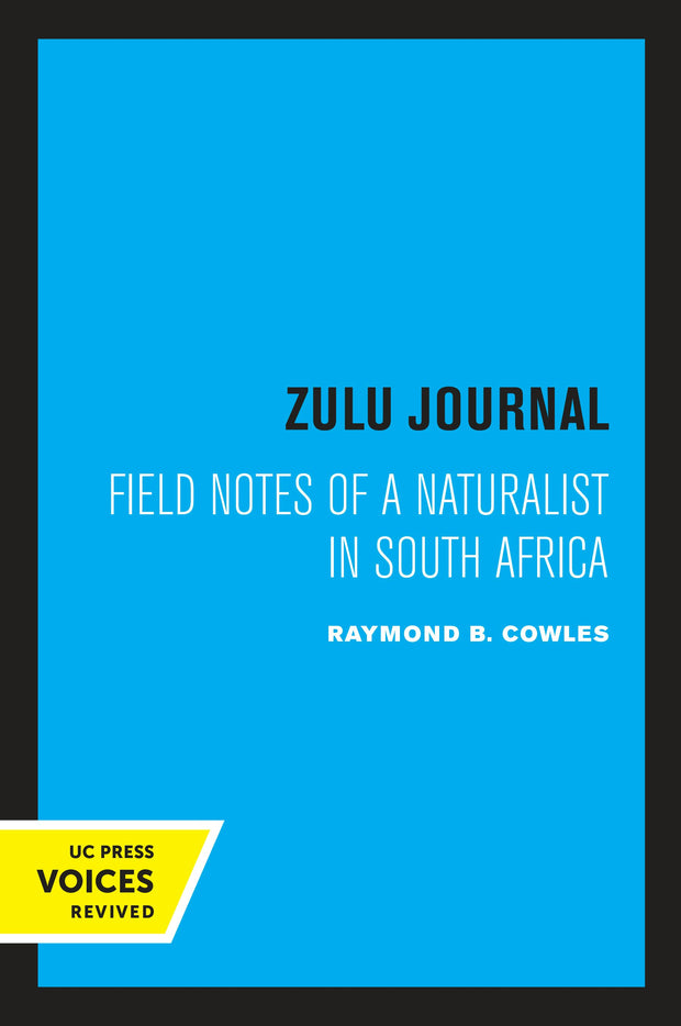 Cover image for Zulu Journal, isbn: 9780520331341