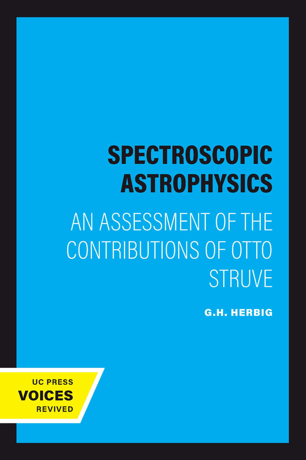 Cover image for Spectroscopic Astrophysics, isbn: 9780520331907