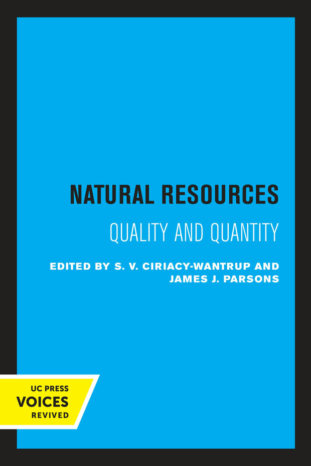 Cover image for Natural Resources, isbn: 9780520332621