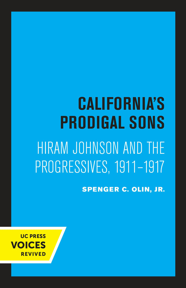 Cover image for California's Prodigal Sons, isbn: 9780520333017