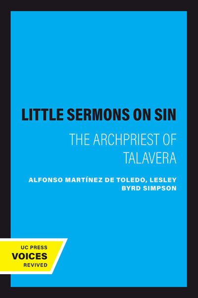 Cover image for Little Sermons on Sin, isbn: 9780520334694