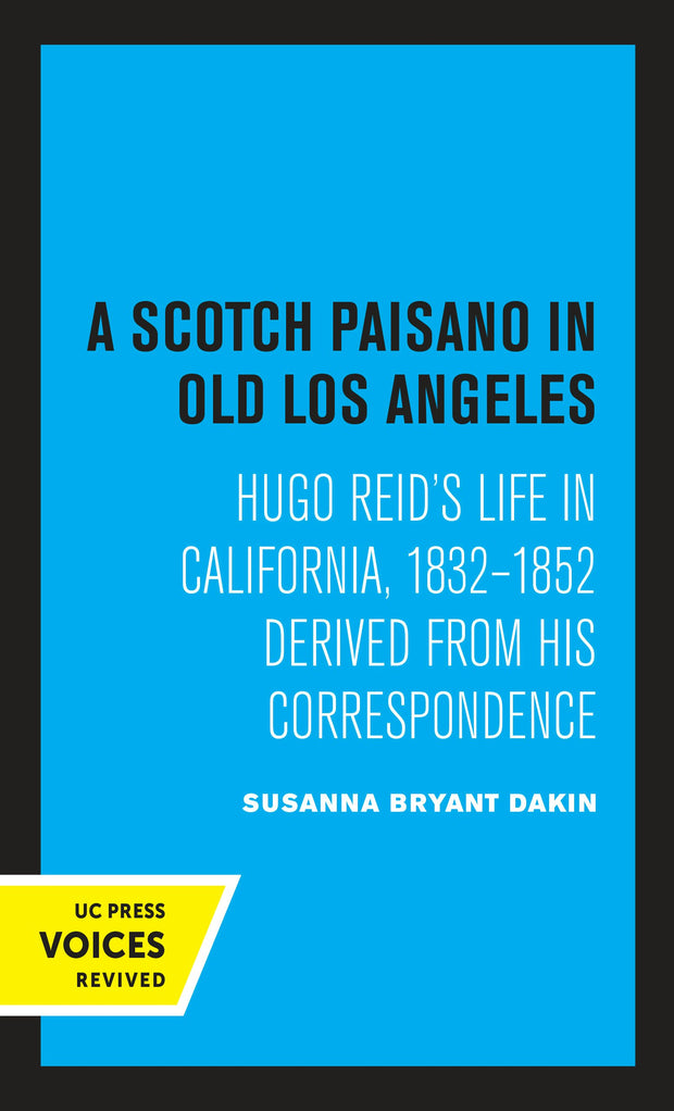 Cover image for A Scotch Paisano in Old Los Angeles, isbn: 9780520338555
