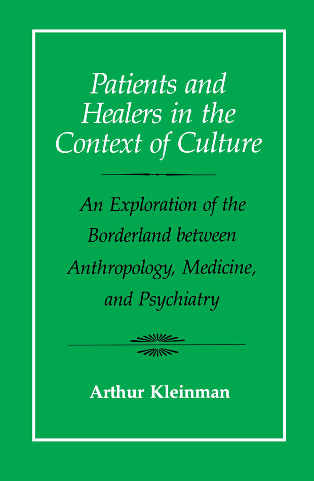 Cover image for Patients and Healers in the Context of Culture, isbn: 9780520340848