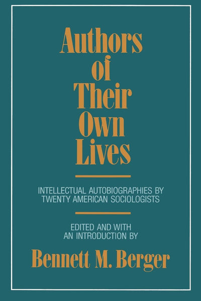 Cover image for Authors of Their Own Lives, isbn: 9780520341197