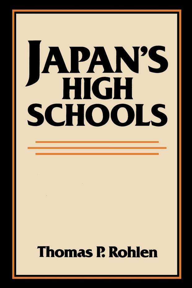 Cover image for Japan's High Schools, isbn: 9780520341302