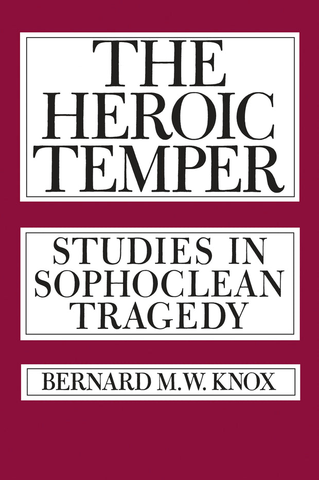 Cover image for The Heroic Temper, isbn: 9780520341777