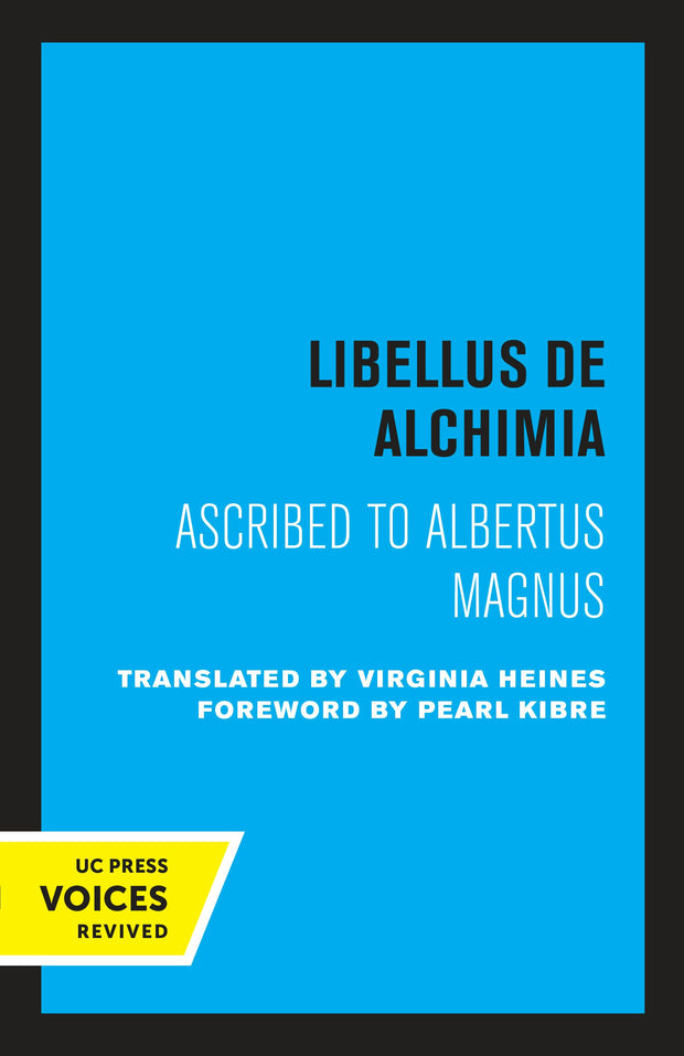Cover image for Libellus de Alchimia, isbn: 9780520346611
