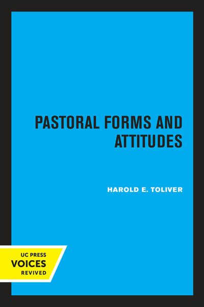 Cover image for Pastoral Forms and Attitudes, isbn: 9780520348264
