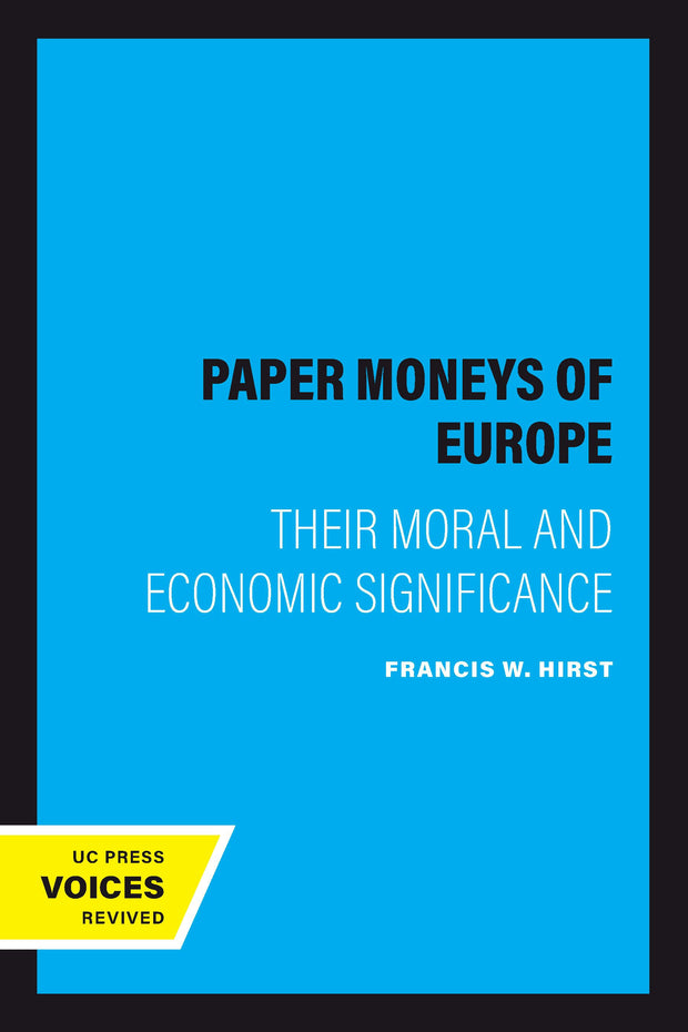 Cover image for The Paper Moneys of Europe, isbn: 9780520348516
